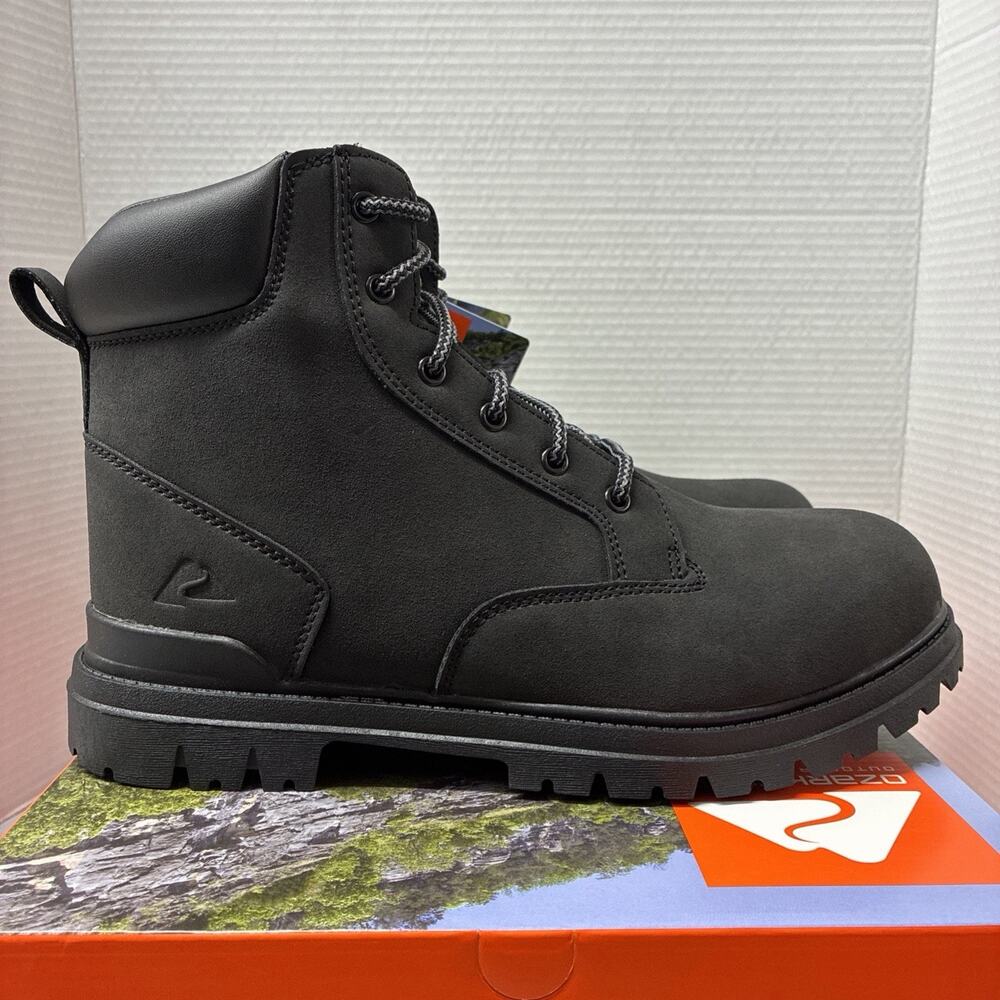 Ozark Trail New Size US 11 Men's Boots Troy II Black Hunting Hiking Outdoor
